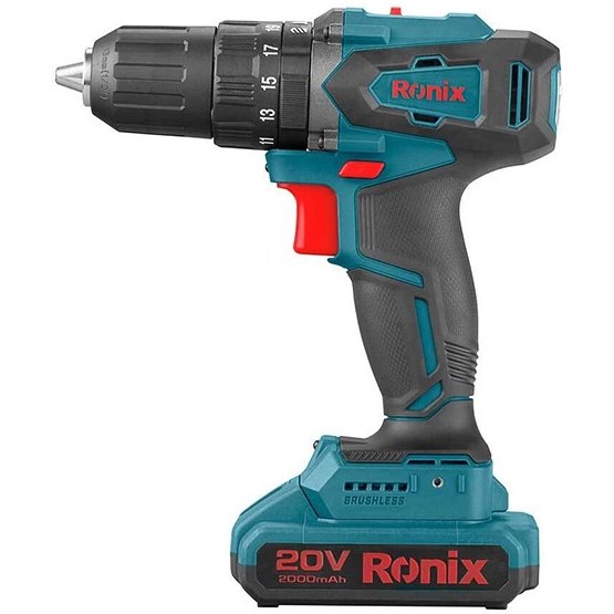 دریل پیچ گوشتی چکشی شارژی براشلس رونیکس مدل 8900